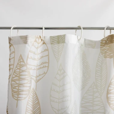 Sprchový závěs s listy ROSA 180x180 cm