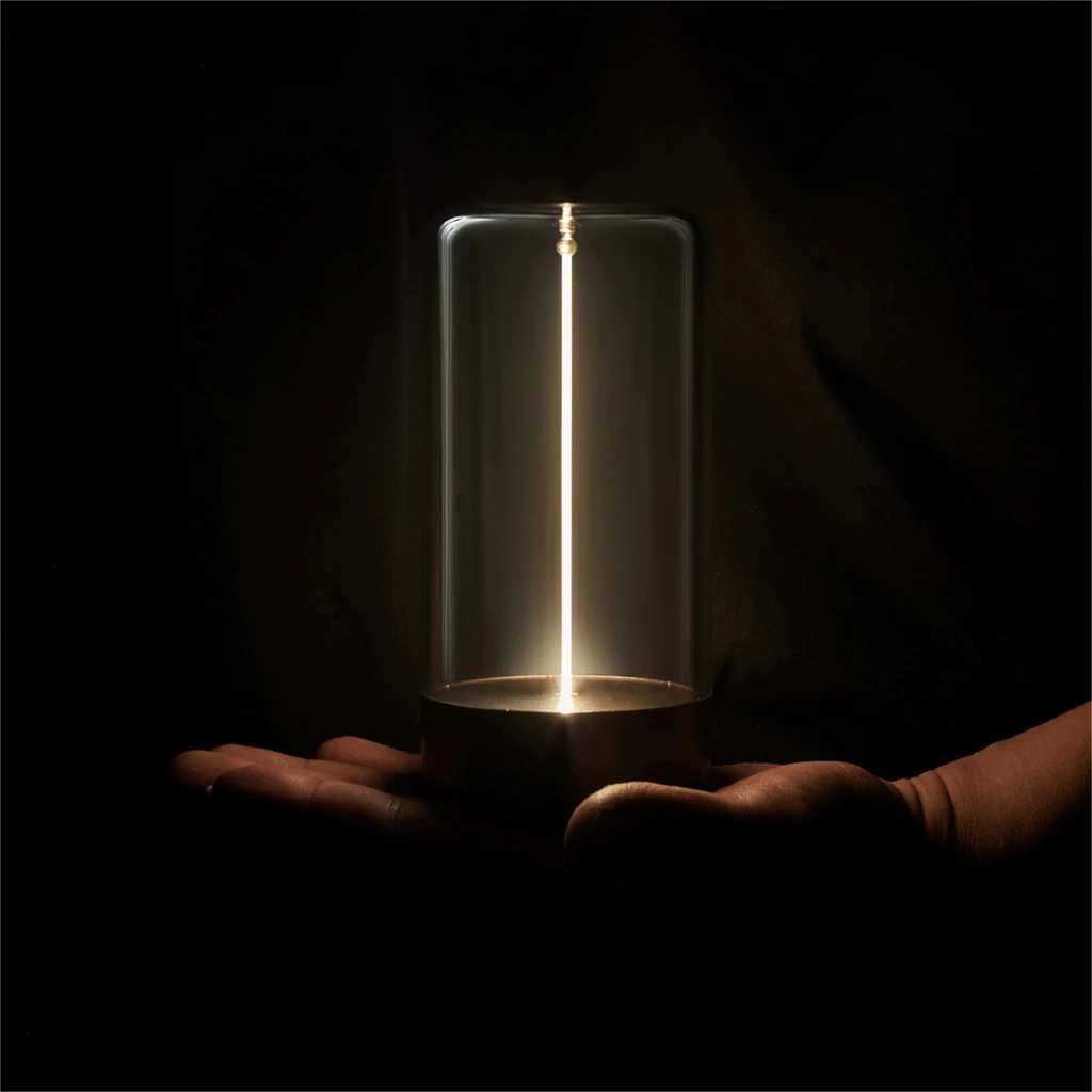 Venkovní stolní lampa s vláknem ESTERNO 14,5 cm