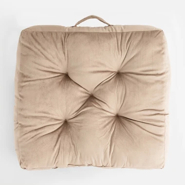 Podsedák EMERALD 50x50x8 cm béžový