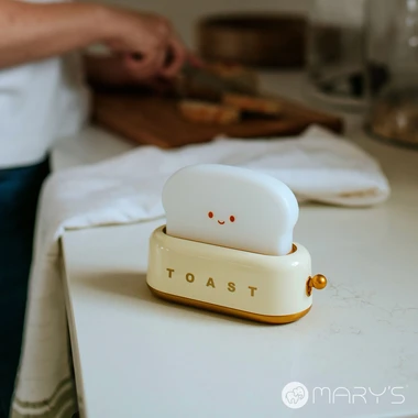 Žlutá noční lampička LED MARY'S TOUSTOVAČ