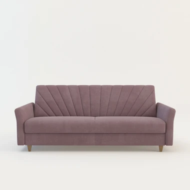 Růžová rozkládací pohovka NICEA