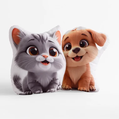 Mazlící polštář KOČIČKA 40x40 cm