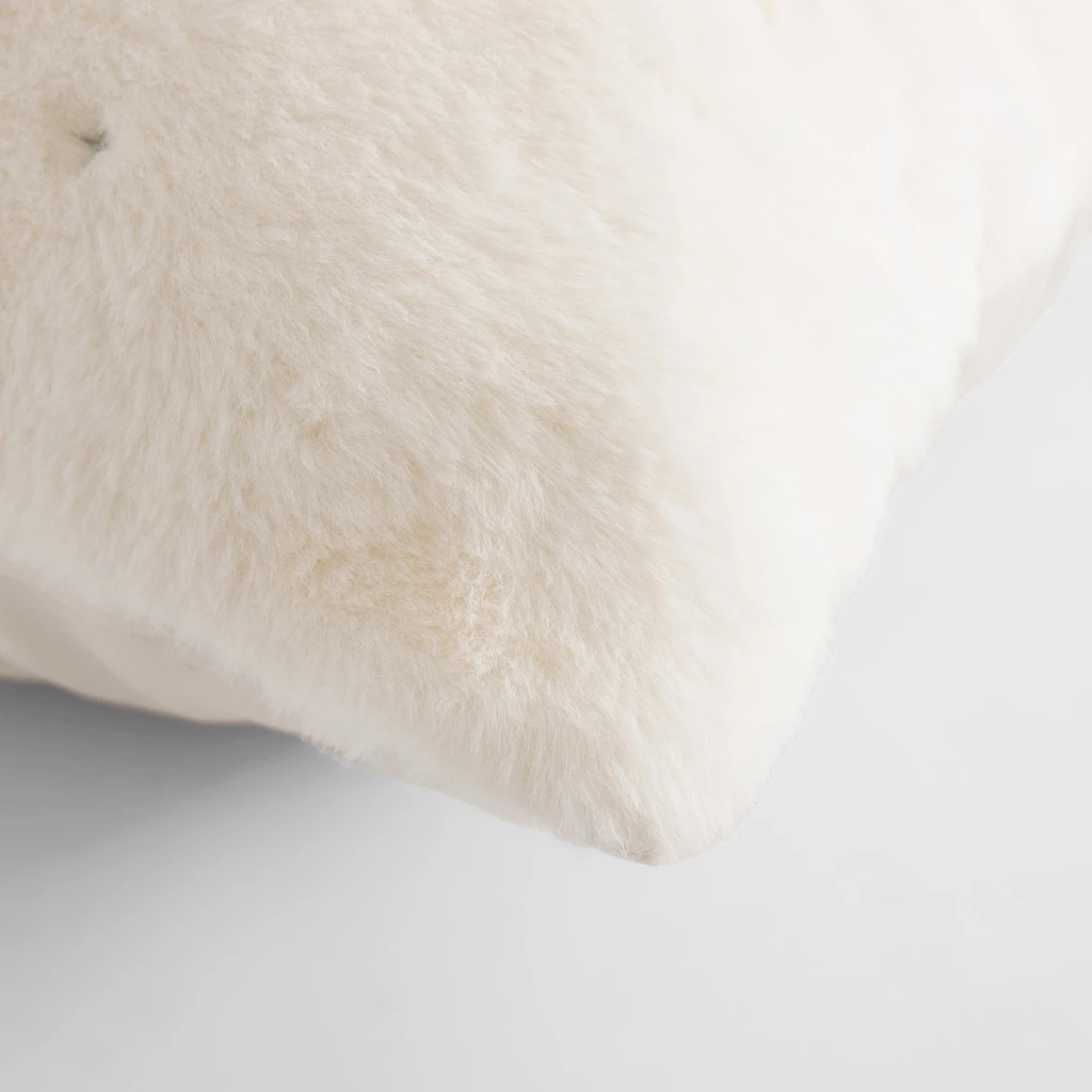 Vánoční povlak na polštář s větvičkou bílý LUCA 45x45 cm