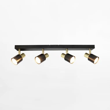 Černo-zlatá čtyřbodová světelná lišta ORO NARVA