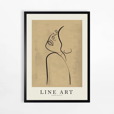 Obraz v černém rámu ART BEAUTY II 50x70 cm