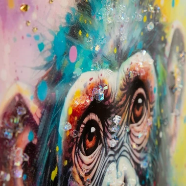 Obraz na plátně OPICE 60x60 cm