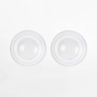 Sada 2 světel LED RGB bílá s dálkovým ovládáním