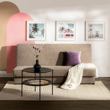 Šedá pohovka JANA 190 cm