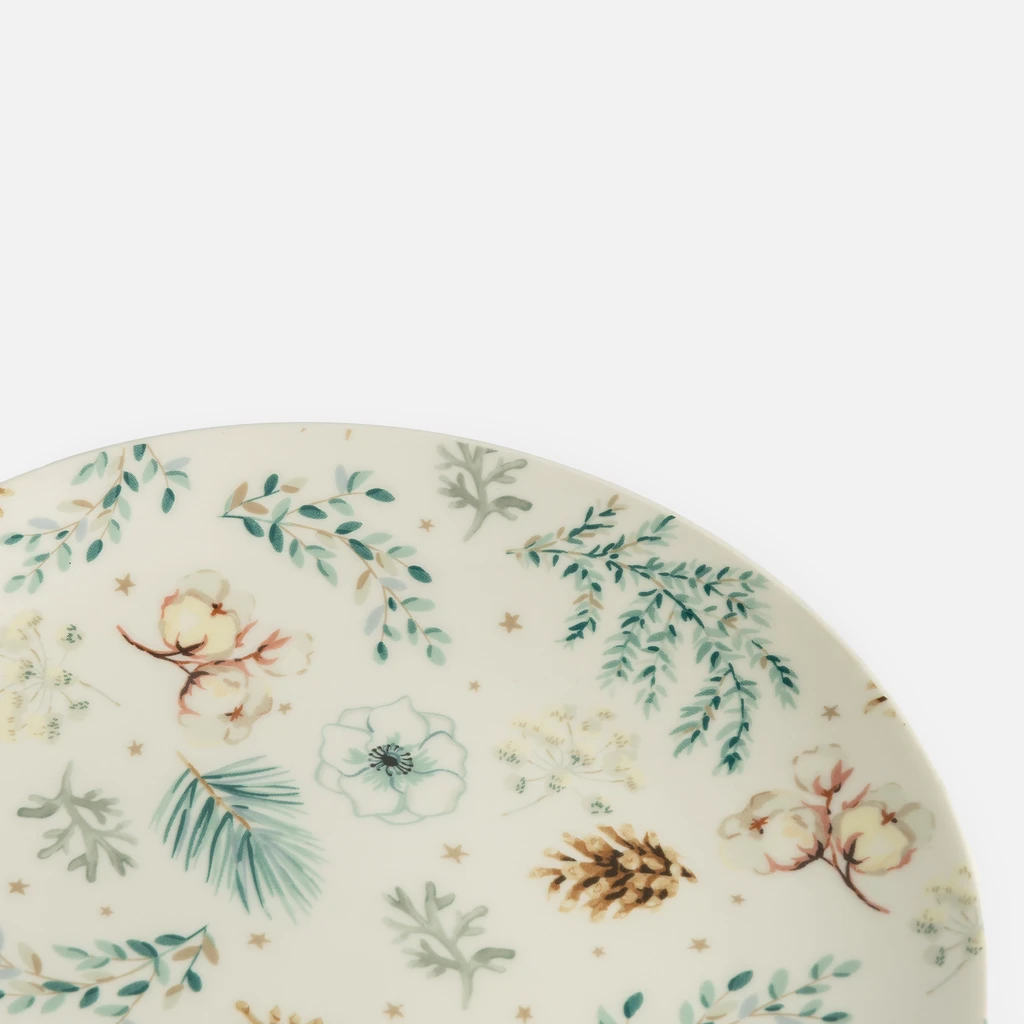 Vánoční dezertní talíř CONE 19,5 cm