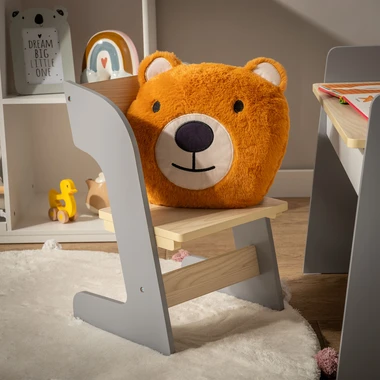 Plyšový polštářek MIMI MEDVÍDEK 33x30 cm