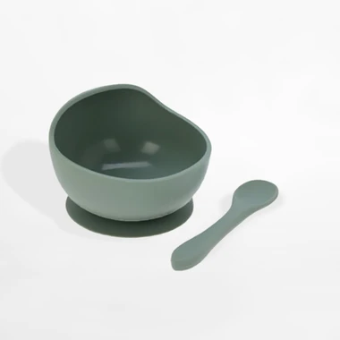 Silikonová miska se lžící MIX