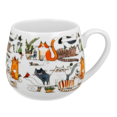 Hrnek SVĚT KOČEK LÍNÉ KOČKY 430 ml