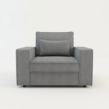 Křeslo světle šedé MARKOS