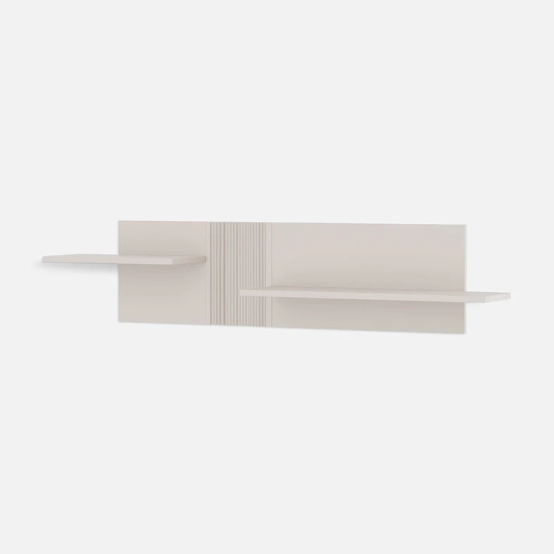 Jasna półka z dwiema poziomami – lekka forma, idealna do wyeksponowania roślin i drobnych akcentów.