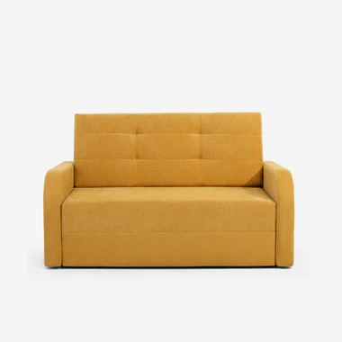 Dvoumístná rozkládací pohovka žlutá ARIZONA