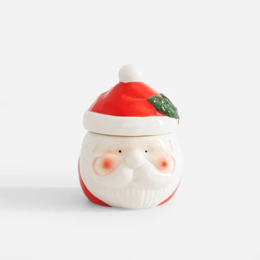 Dóza s víkem SANTA CLAUS červená 330 ml