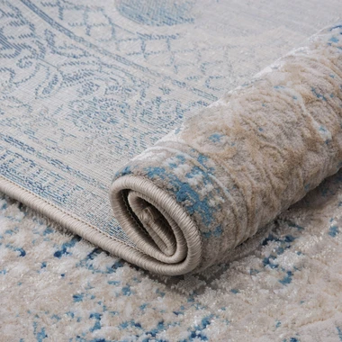 Koberec s orientálním vzorem modrý ALMERA 80x140 cm