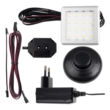 Osvětlení SQUARE 1-bodové, s vypínačem, teplá barva