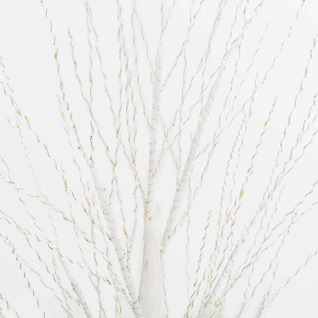 LED dekorace stromek IP44 120 cm bílý