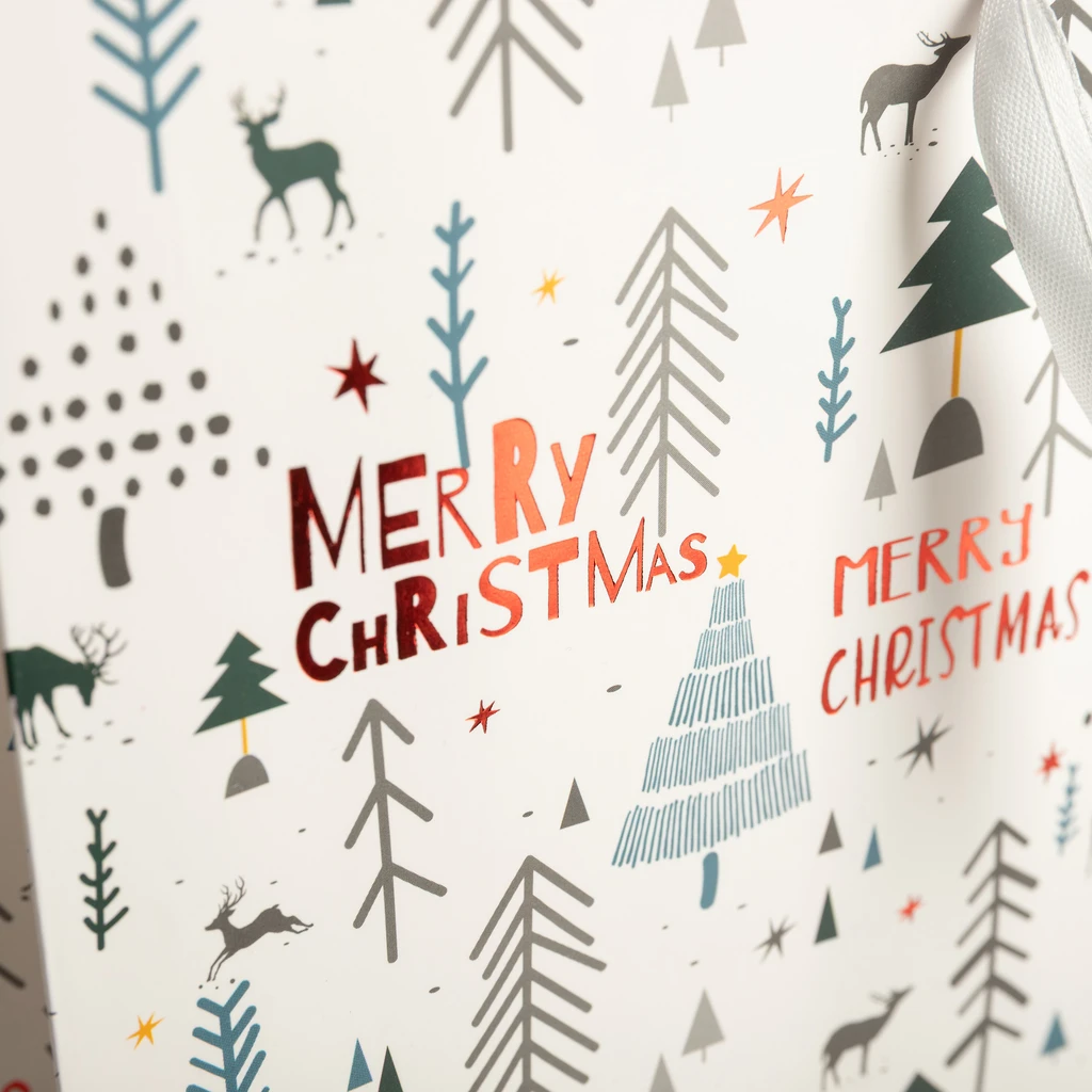 Vánoční dárková taška 41 cm MIX