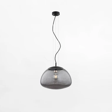 Černé závěsné svítidlo TRINI fi 40 cm