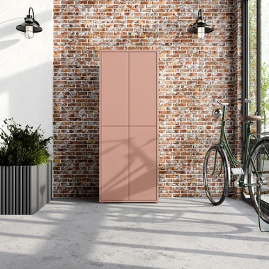 Čtyřdveřový botník ALICE SPRINGS terakota