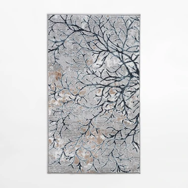 Šedo-modrý koberec MONTENEGRO 60x100 cm