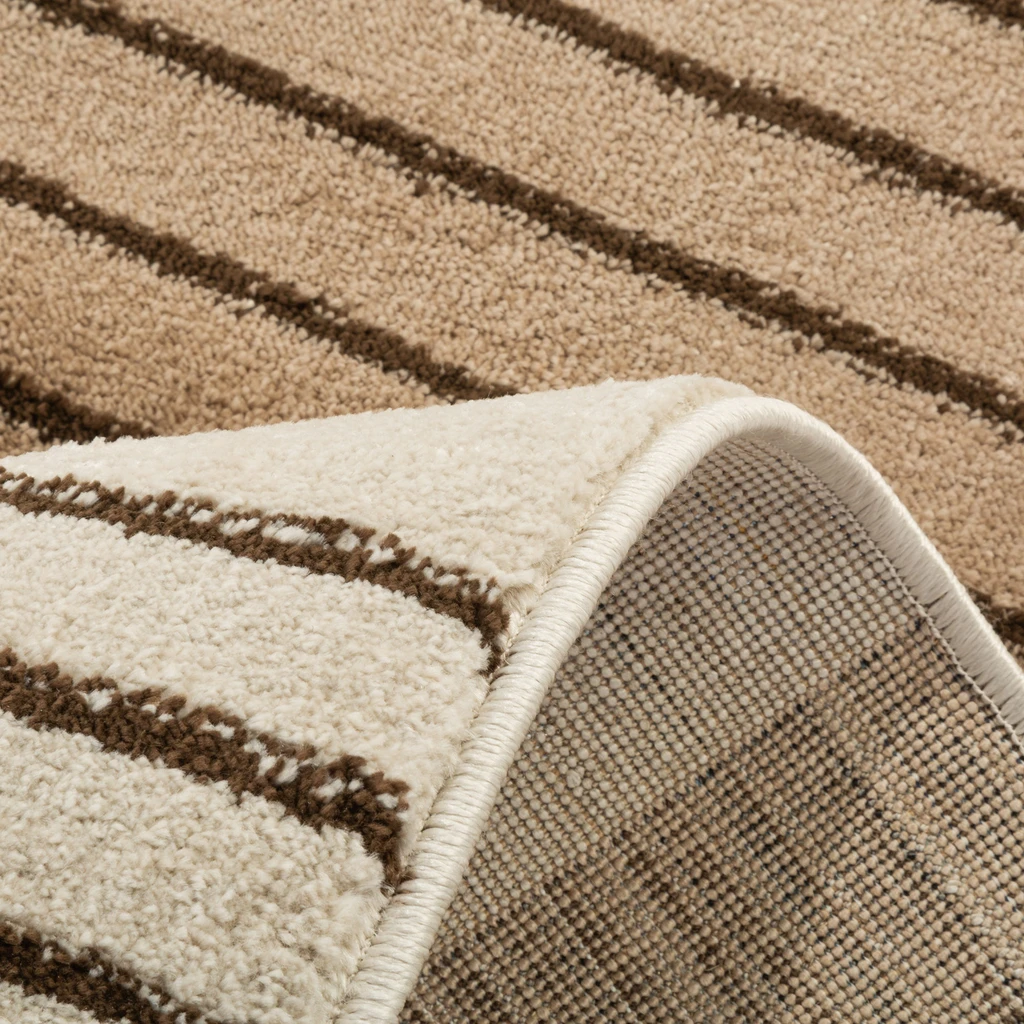 Koberec art déco béžový MILLEY 200x290 cm