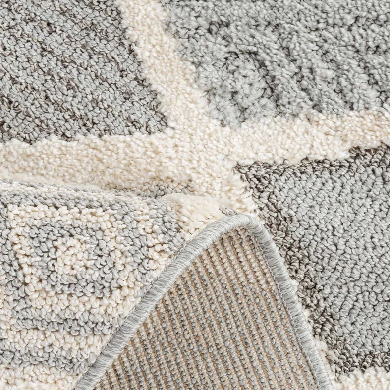 Koberec geometrický s kosočtverci NINA, 120x170 cm