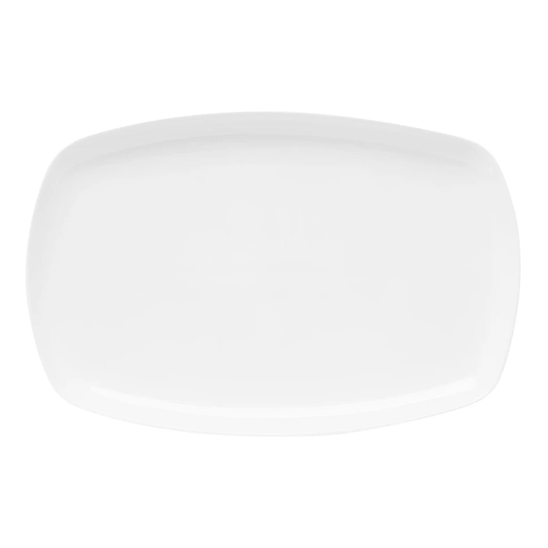 Porcelánová mísa QUADRO bílá 35x23,3 cm