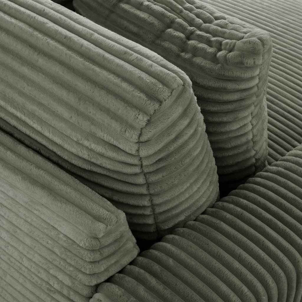 Křeslo loveseat zelené NOEMI