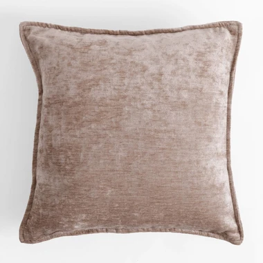 Dekorační povlak na polštář hnědý SOLLE 45x45 cm