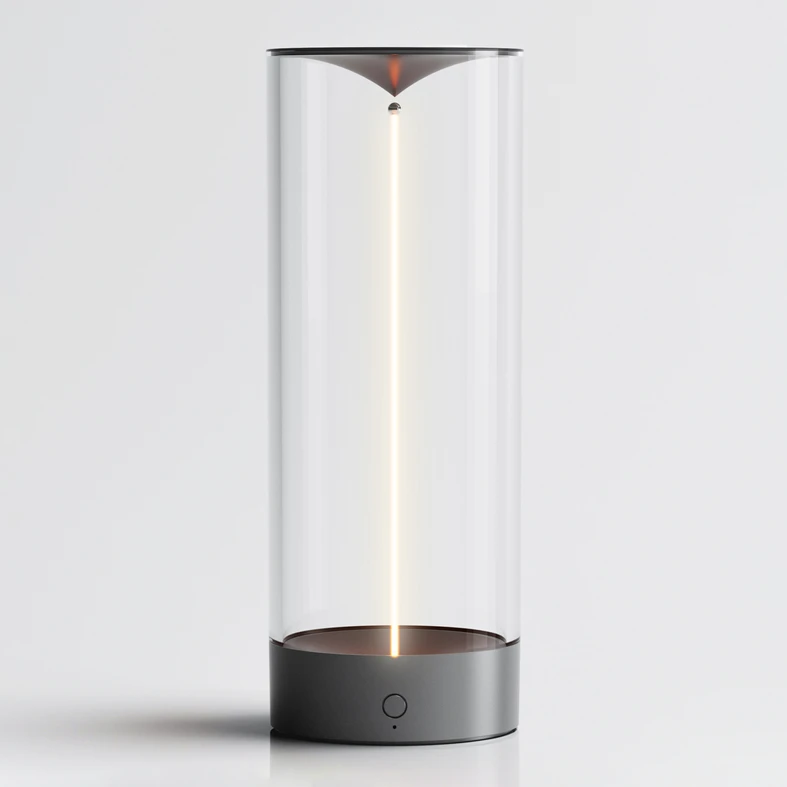 Venkovní stolní lampa s vláknem ESTERNO 24 cm