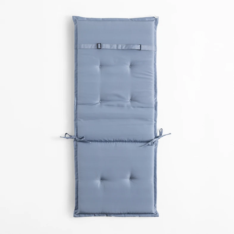 Šedý polstr na židli SAMBA 50x118 cm