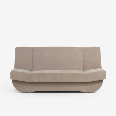 Béžová rozkládací pohovka DELTA