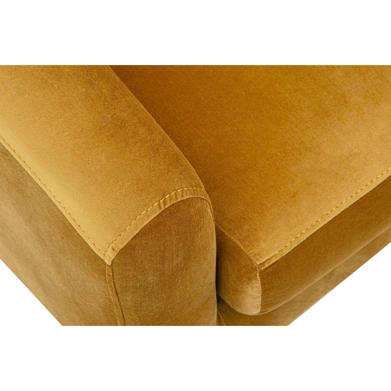 Hořčicové křeslo MILTON