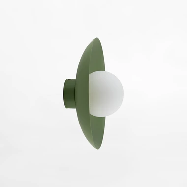 Nástěnné svítidlo SLATE PEAPOD GLASS zelené