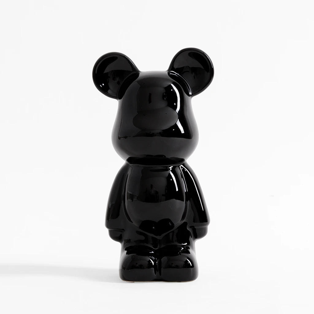 Dekorační figurka MEDVĚD černá