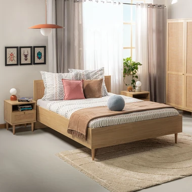 Postel 160x200 v boho stylu CALASETTA