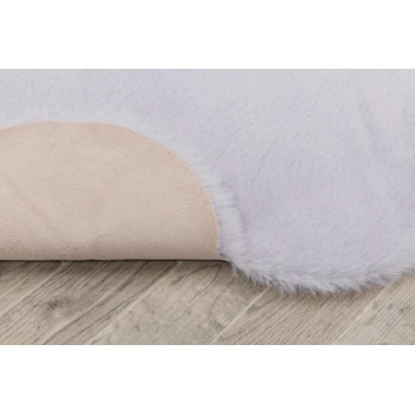 Šedý kobereček květina NEBBIA 60x60 cm