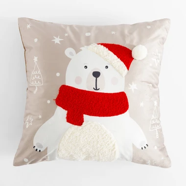 Dekorační povlak na polštář Medvídek FROZEN 45x45 cm