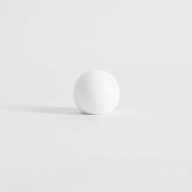 Bílý dřevěný nábytkový knoflík AGD56 KIDDON pro skříně ADBOX