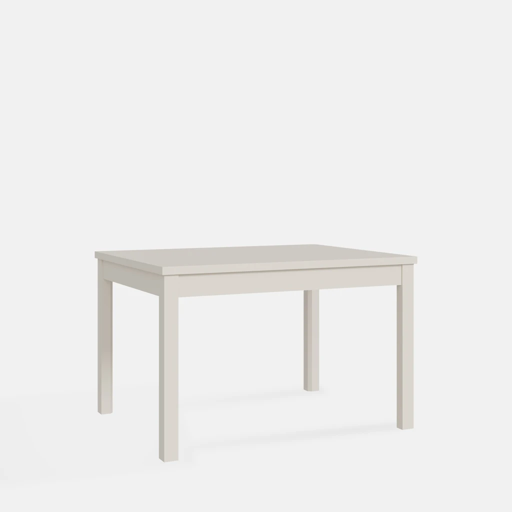 Beżowy stół rozkładany 120-160 cm