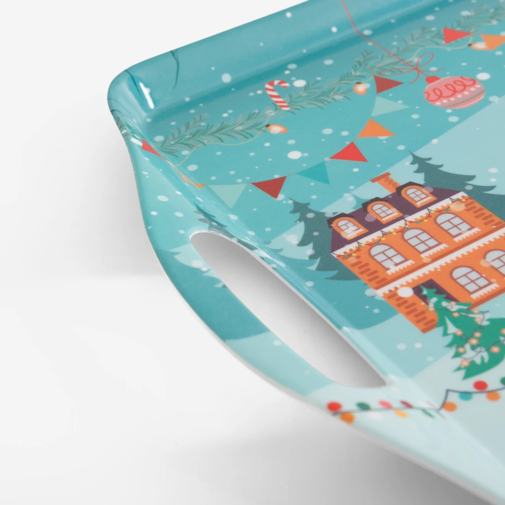 Servírovací vánoční podnos 45x30,5x2 cm MIX