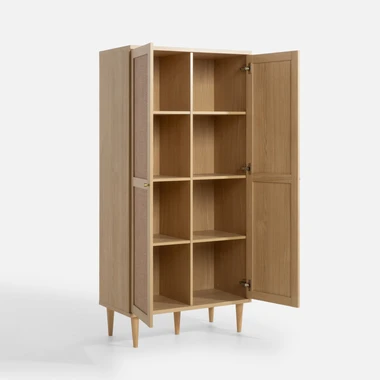 Skříňka s policemi v boho stylu CALASETTA