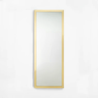 Zrcadlo ve zlatém rámu SLIM 67,5x177,5 cm