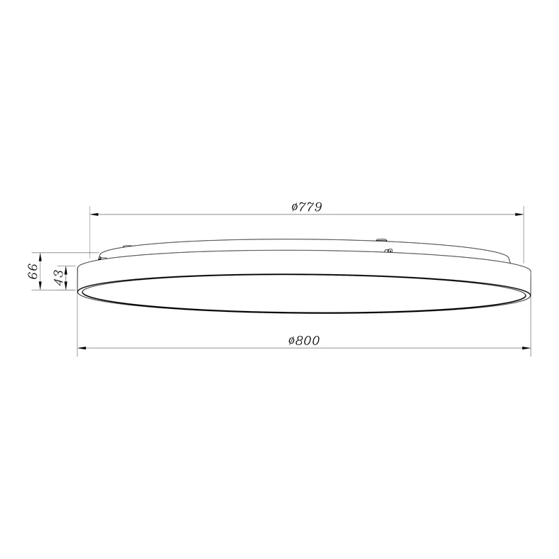 Zlaté kulaté stropní LED svítidlo SIERRA 80 cm