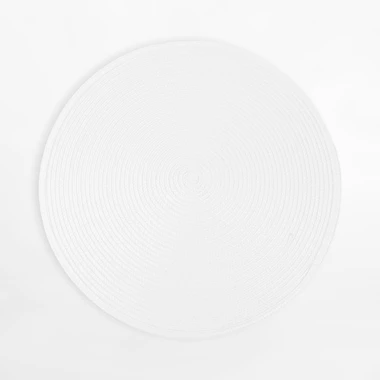 Sada 2 bílých prostírání 38 cm