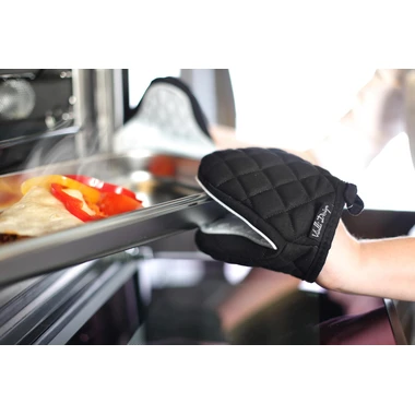 Kuchyňská chňapka silikonová černá LIVIO