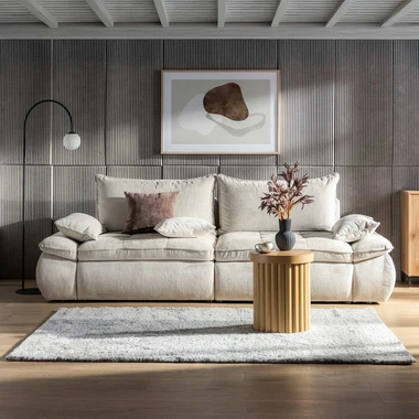 Černá stojací lampa oblouková s kulovitým stínidlem NOVA.